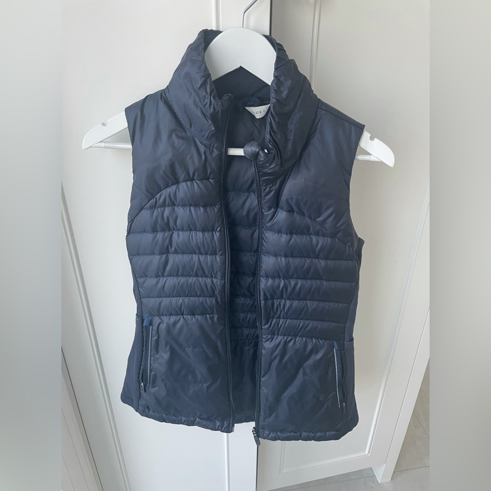 Lululemon Slim Fit Navy Puffer Down Filled Vest